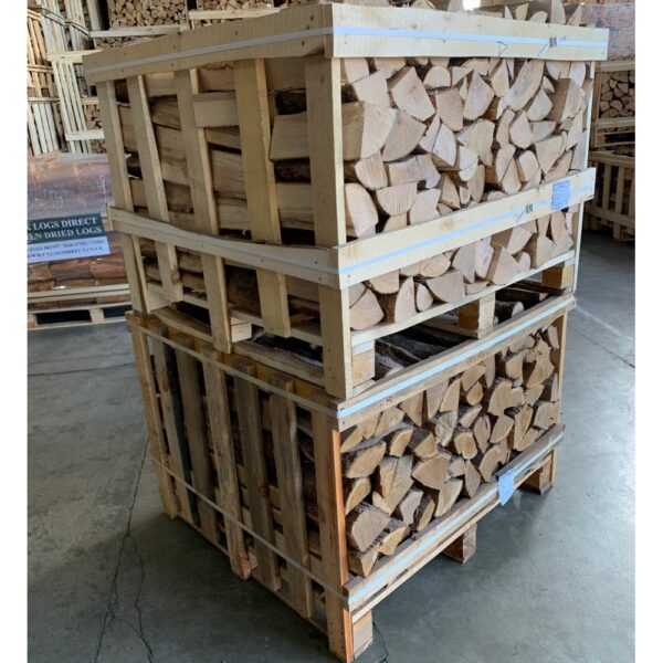 Mixed Economy Hardwood Large Crate Of Kiln Dried Logs