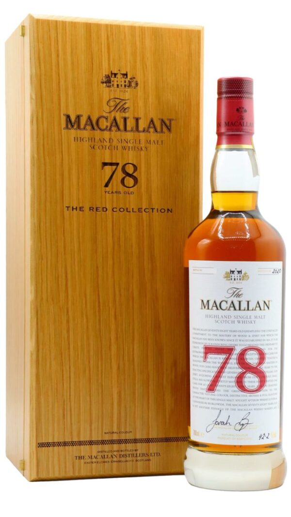 Macallan – The Red Collection 78 year old Whisky