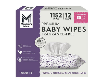 Premium Baby Wipes, Fragrance