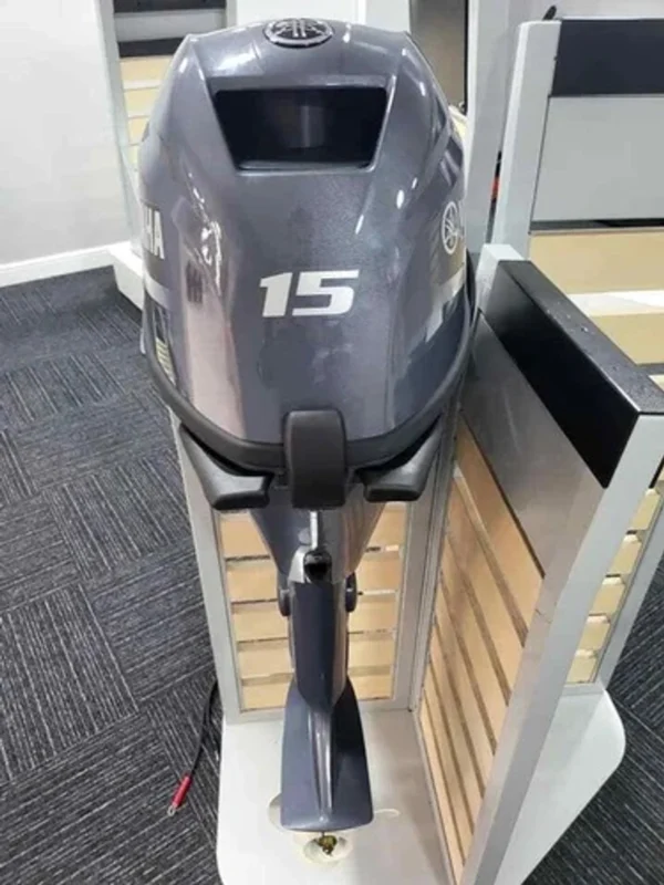 Slightly Used Yamaha 15HP 4-Stroke Outboard Motor Engine