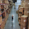 The home appliance logistics warehouse