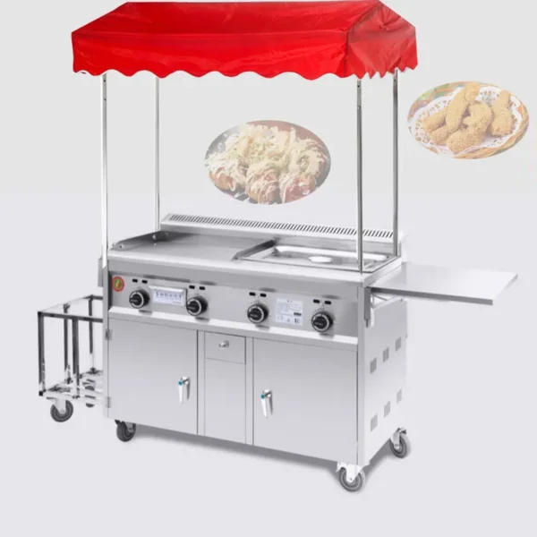 Commercial Mobile Food Truck For Sale Stainless Steel Hot Dog Food
