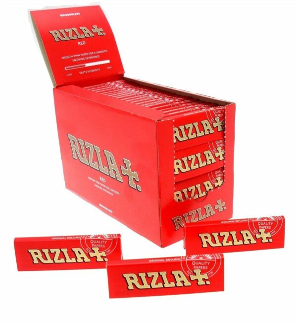 Original RIZLA Red Regular/Standard Size Rolling Tobacco Smoking Paper Skins